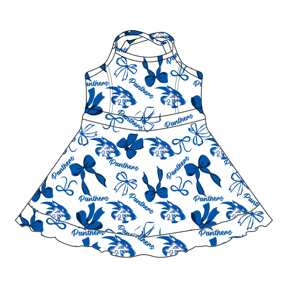 Toddle girls wholesale custom team design dress