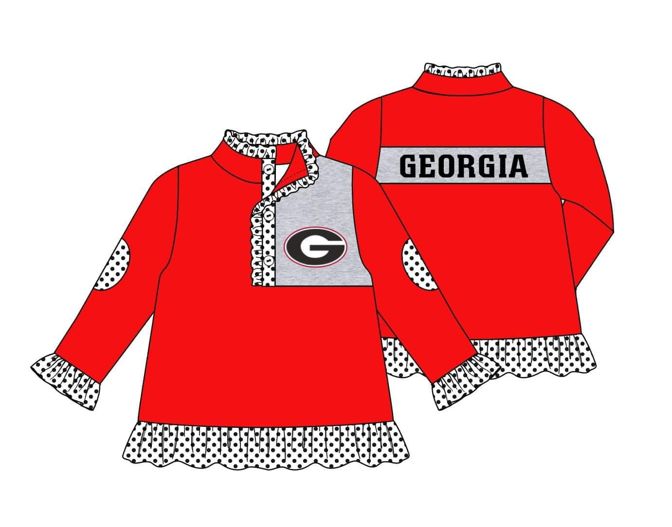 baby girl team design pullover