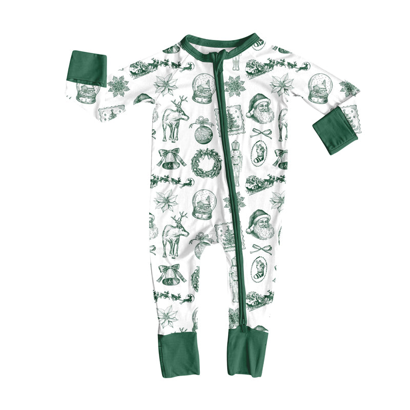 Toddle kids Christmas deer design matching outfit