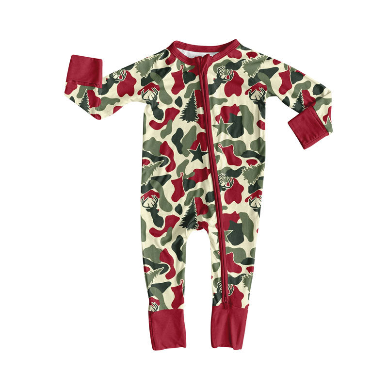 Toddle baby Christmas deer design long sleeve romper wholesale factory price