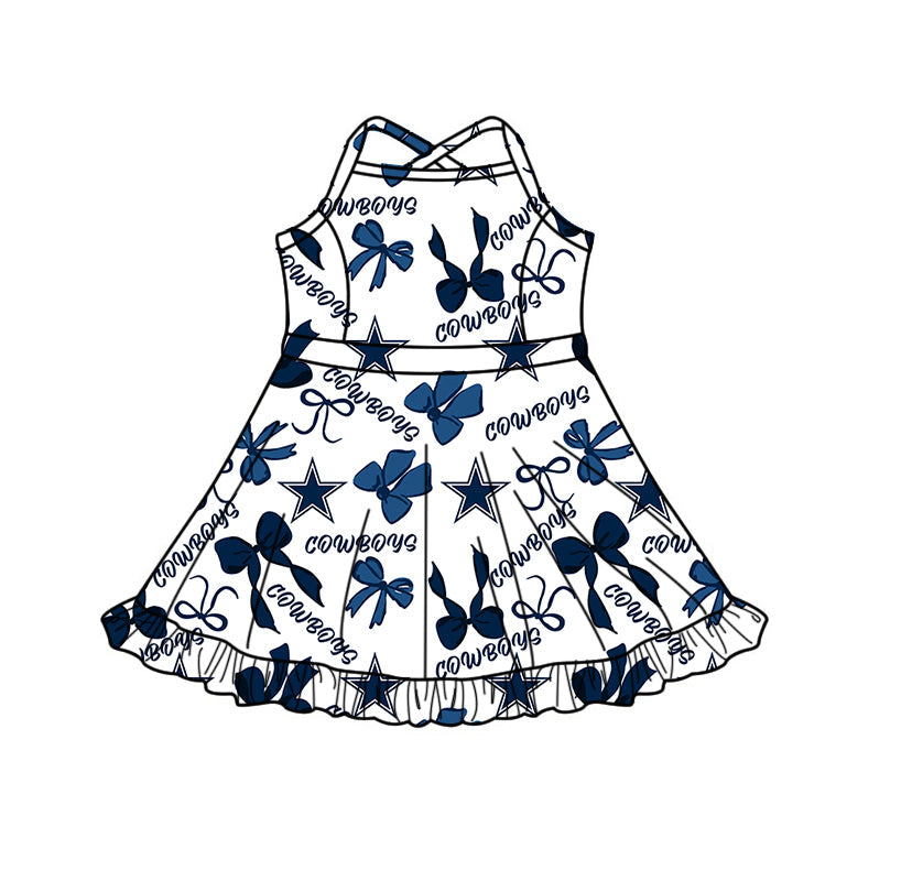 Toddle girls wholesale custom team design dress