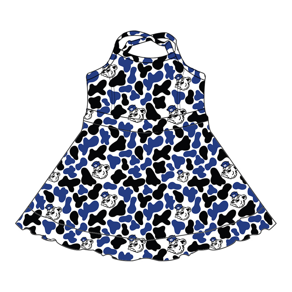 Toddle girls wholesale custom team design dress