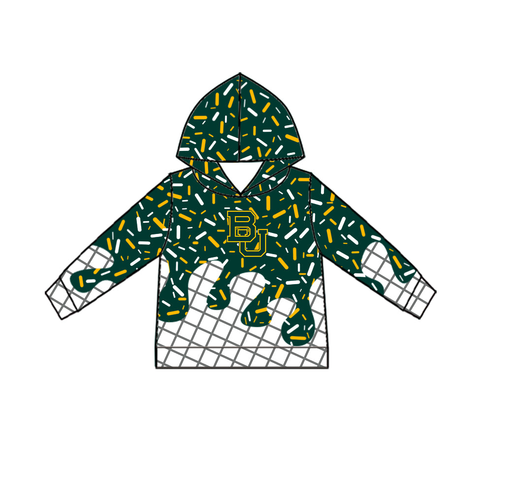 baby boy custom team design hoodie top
