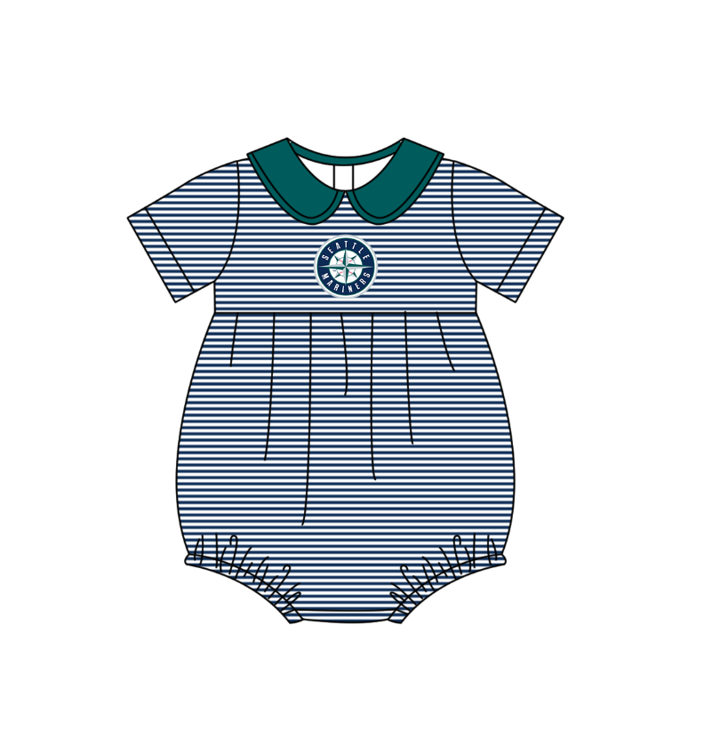Team design toddle baby boy summer romper