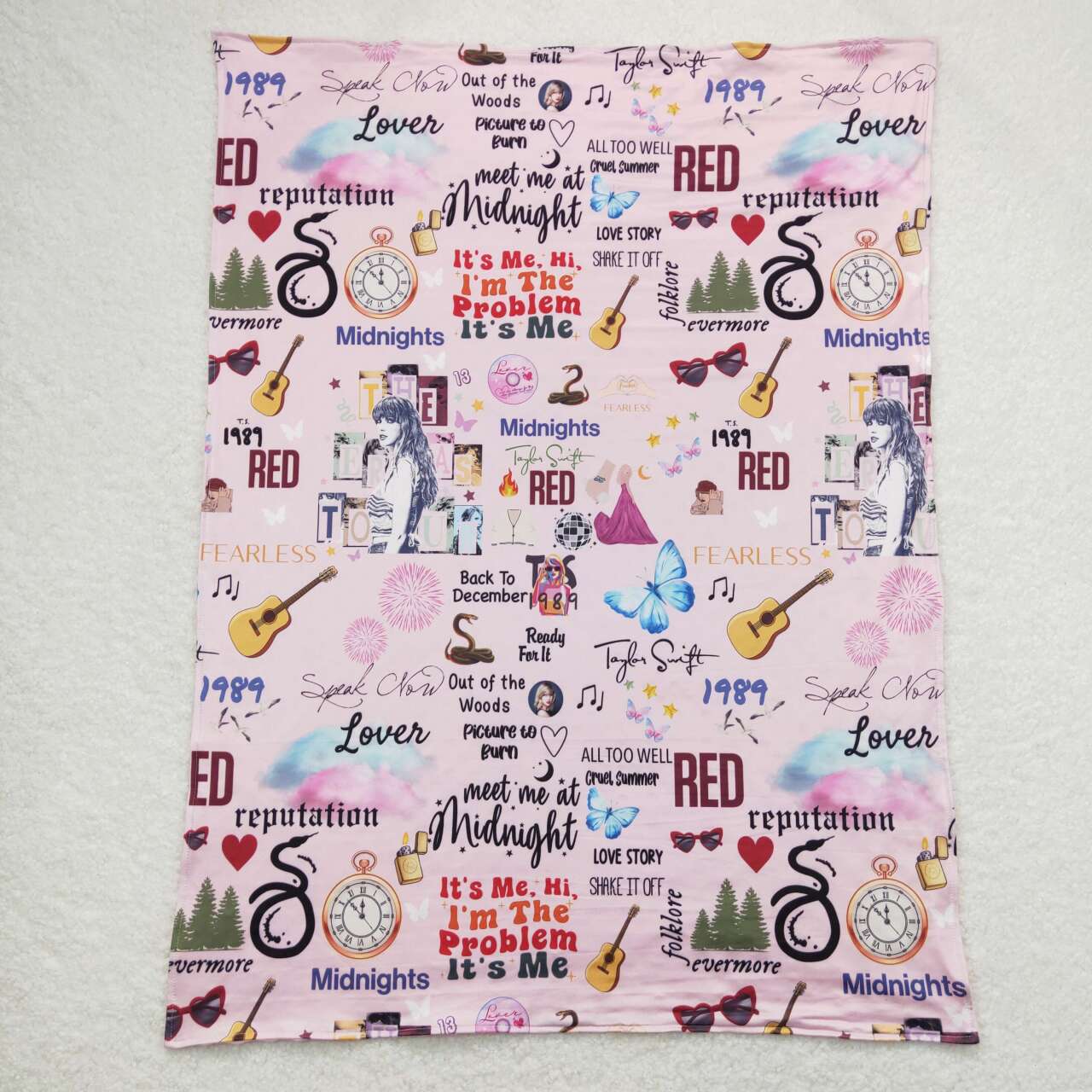 country music singer fleece blanket