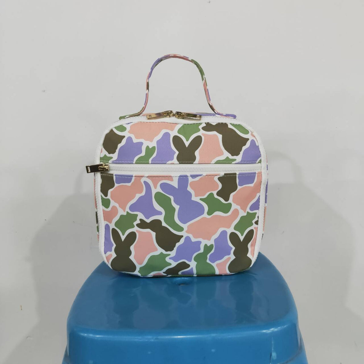 Easter camo bunny design lunch box bag