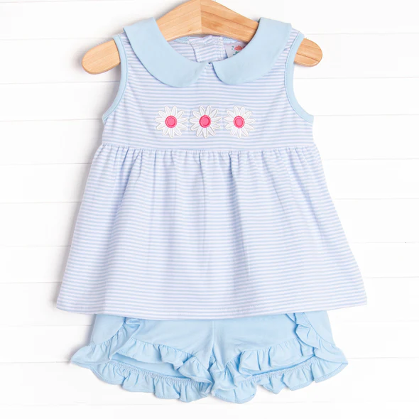 Flower girls wholesale kids summer style outfit