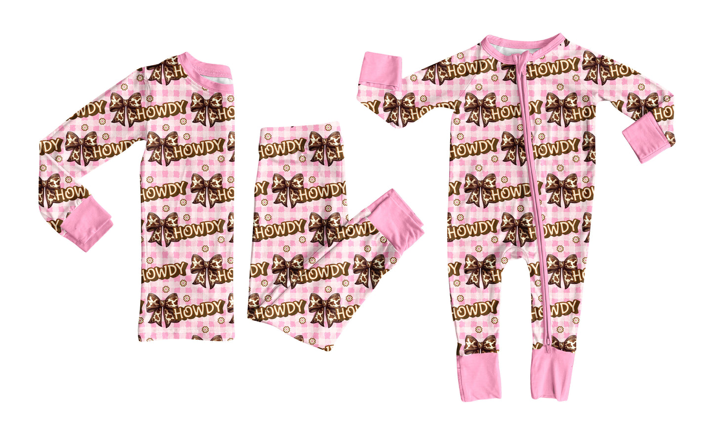 Toddle kids western design matching outfit wholesale baby clothes