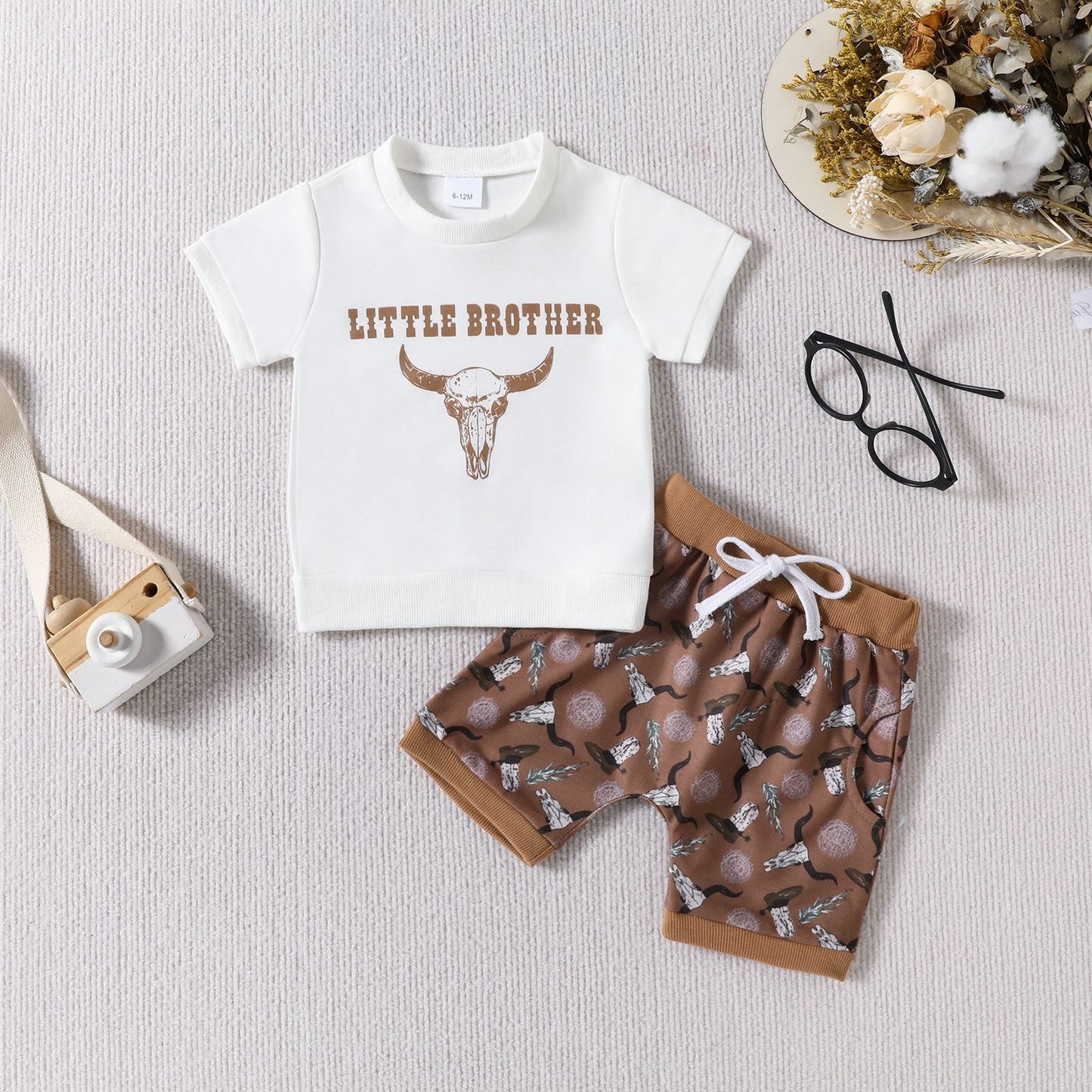 little brother cowboy clothing set