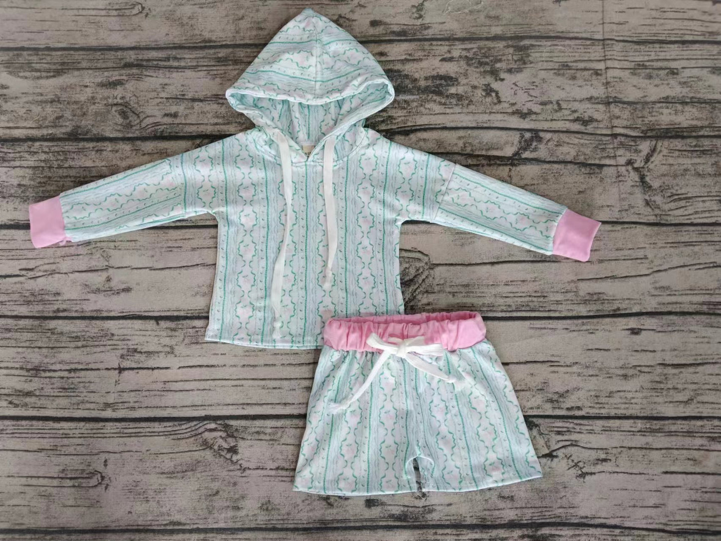 baby girls long sleeve floral outfit