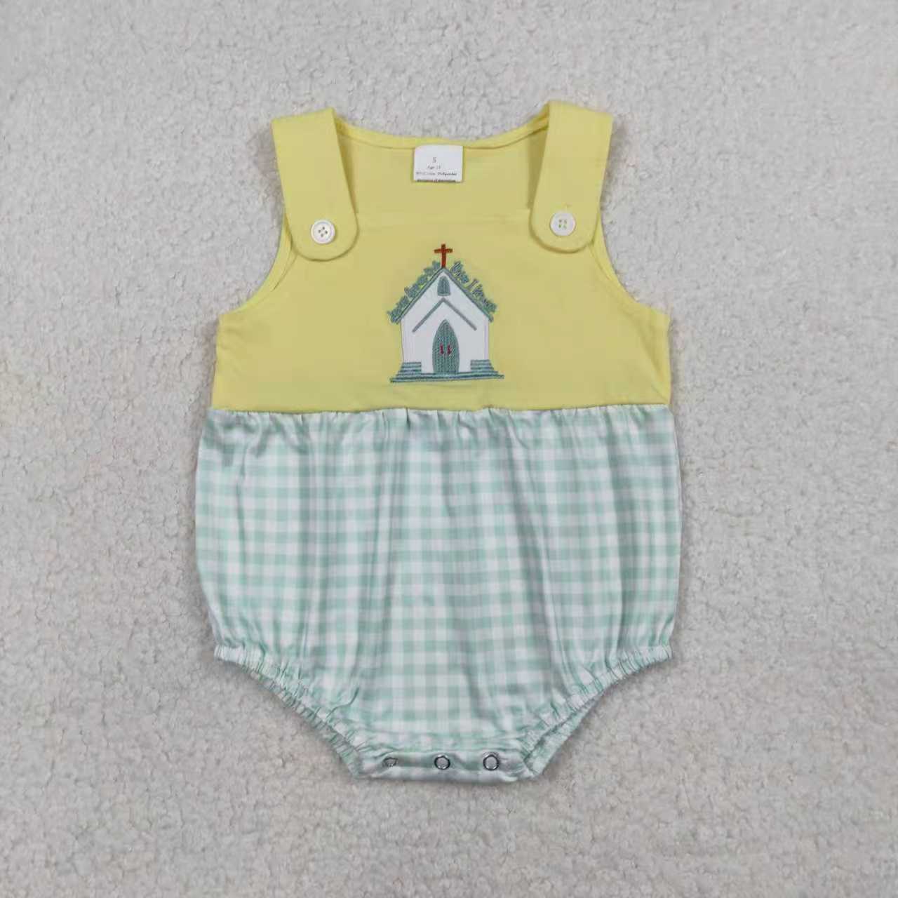 Jesus design top matching shorts boy summer outfit