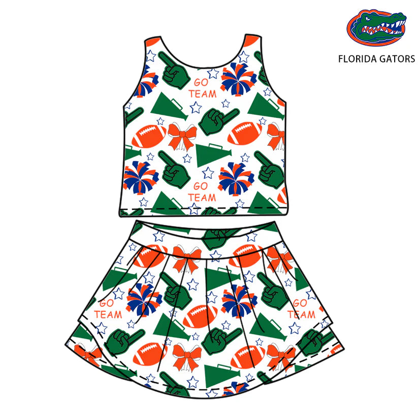 toddle girls custom team skirt dress swim fabrics
