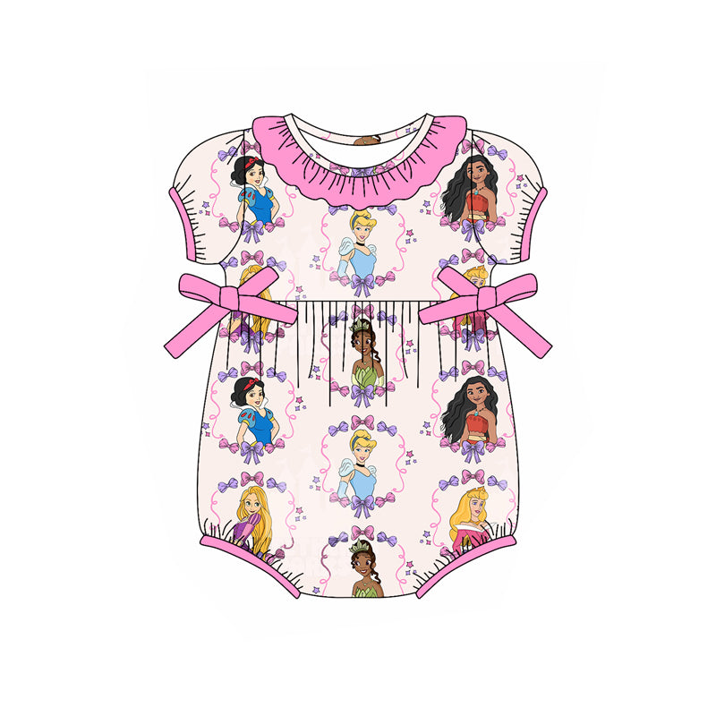 Toddle baby girl princess design summer romper