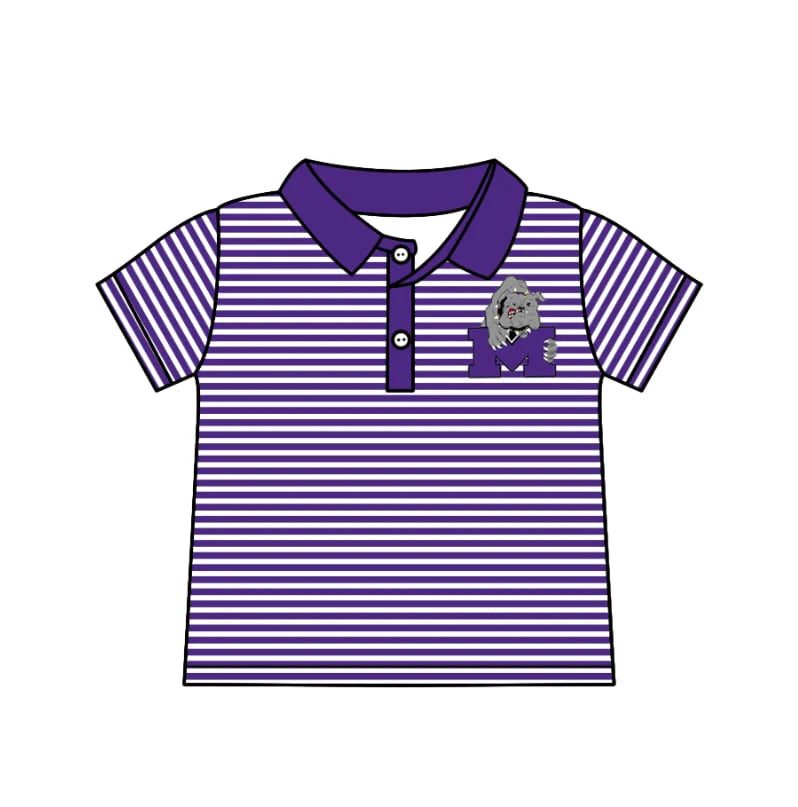 Kids short sleeve custom team polo shirt