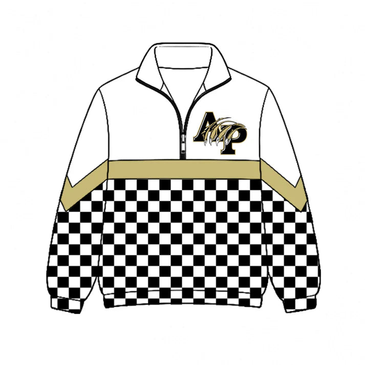 Kids Panthers team style long sleeve pullover top