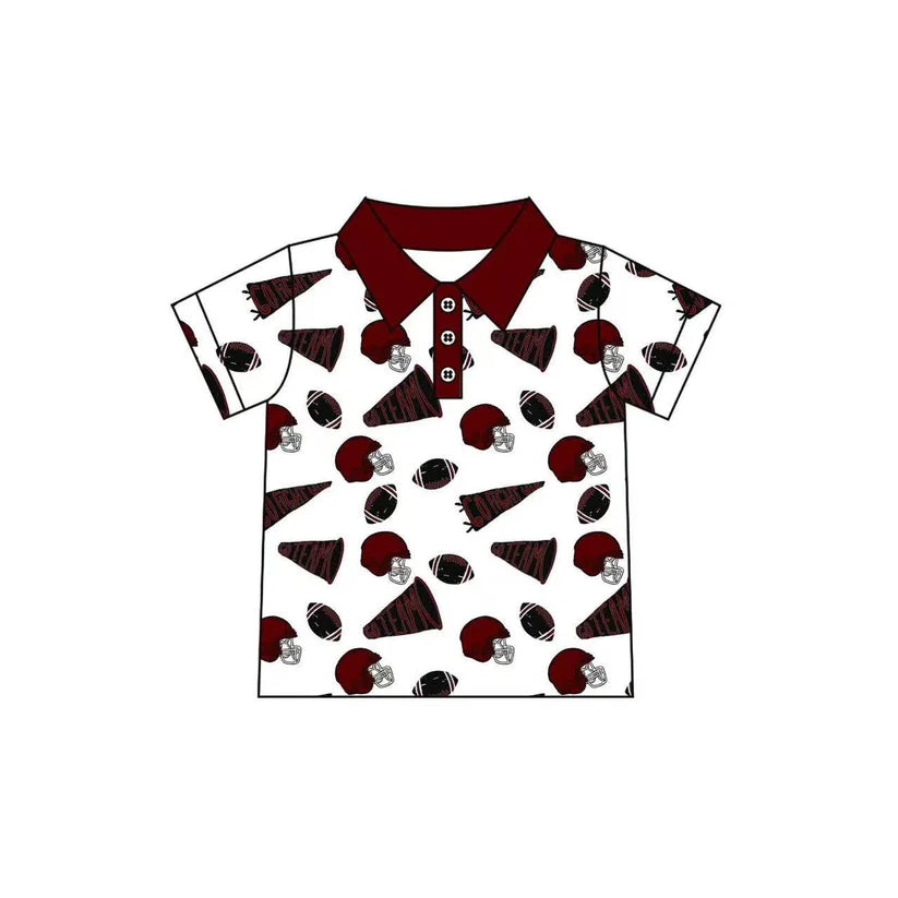 Kids baby custom team short sleeve polo shirt