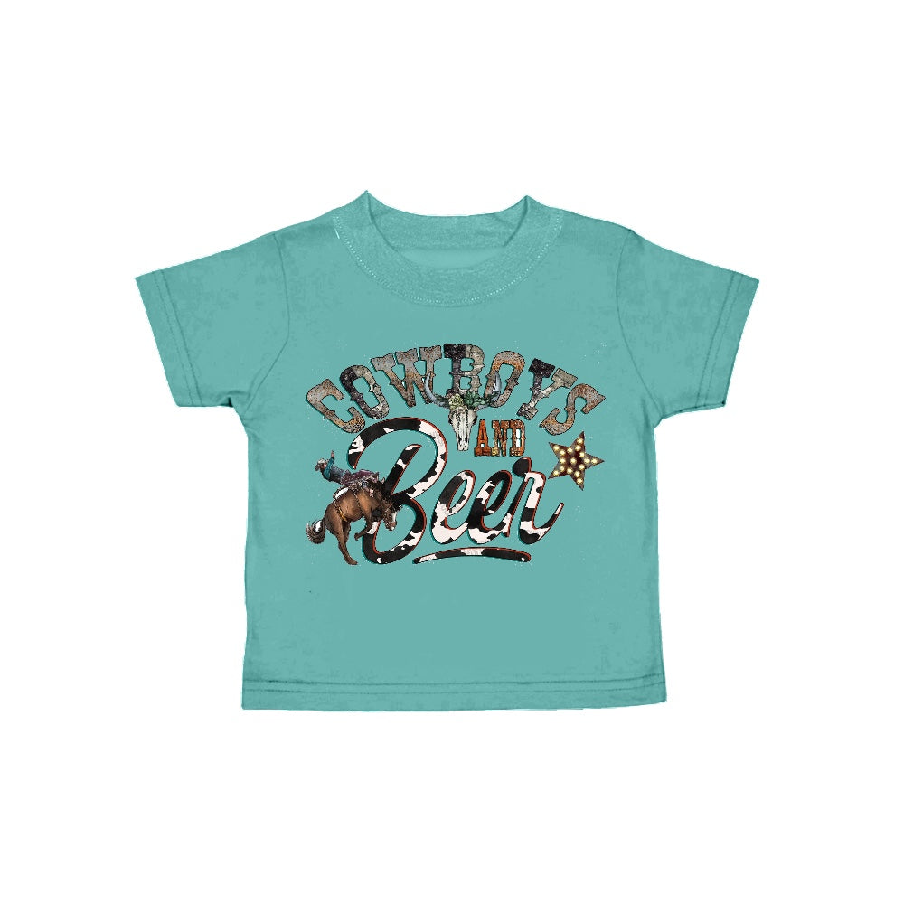 western cowboy short sleeve shirt