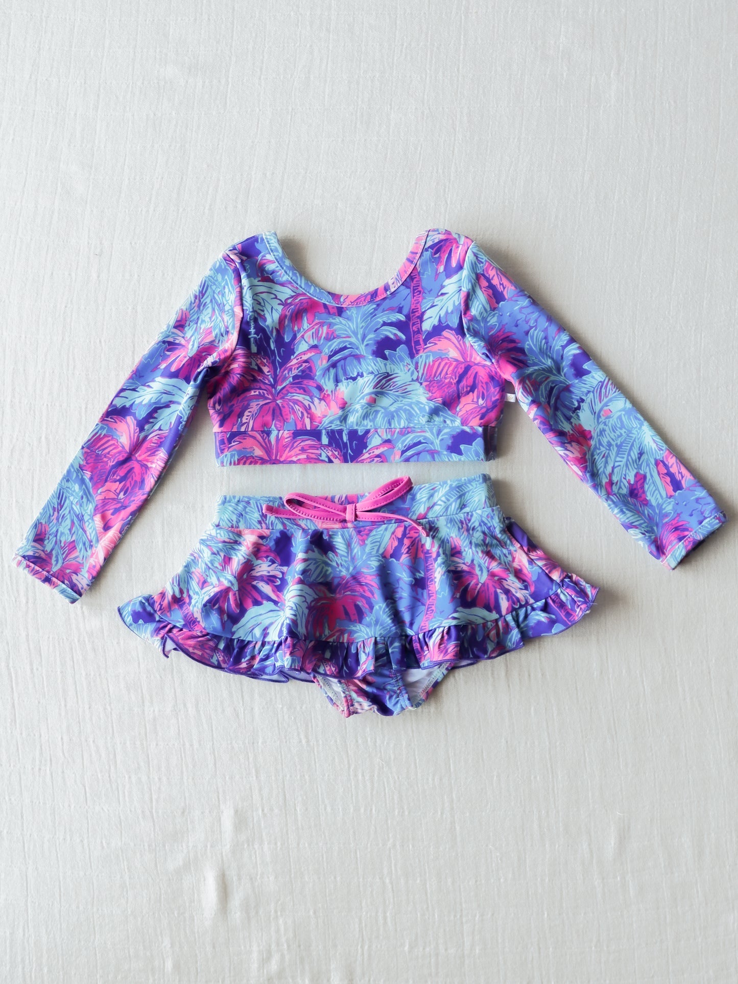 baby girls summer two pieces bathing suit