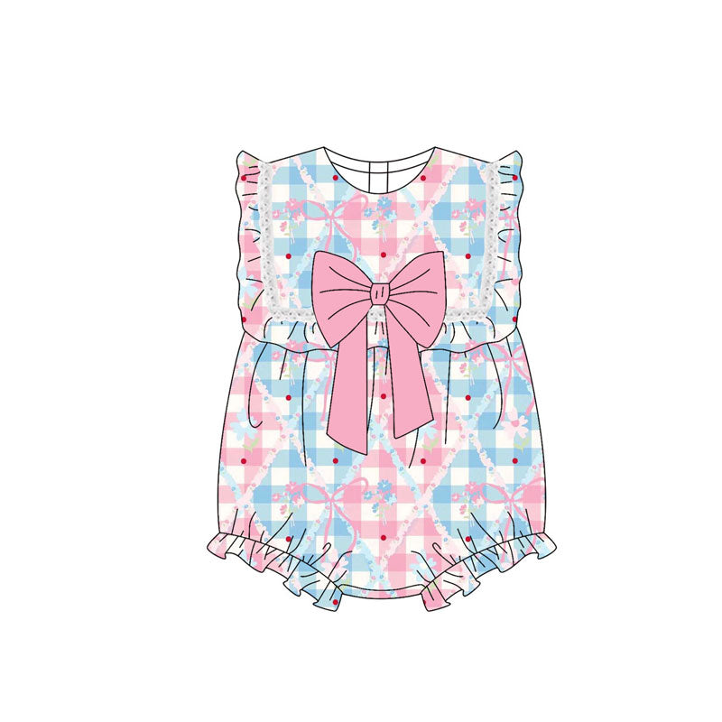 Toddle baby girls floral romper wholesale factory price