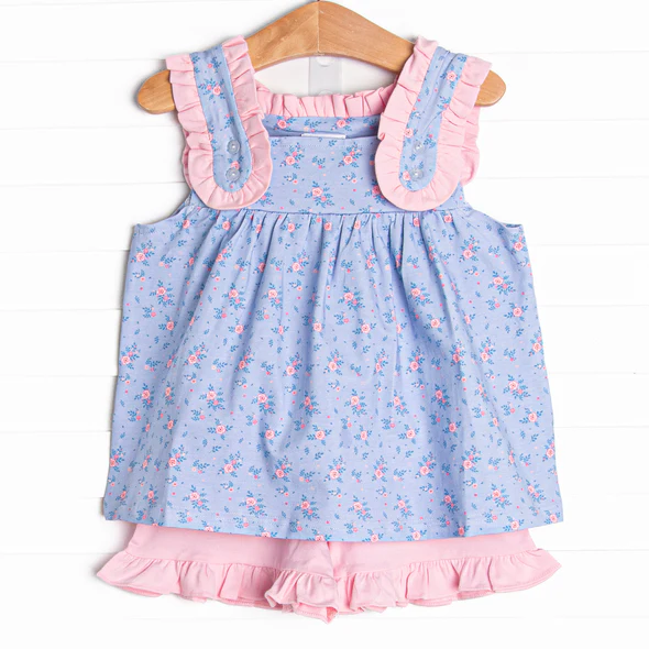 infant baby girl summer boutique clothing set