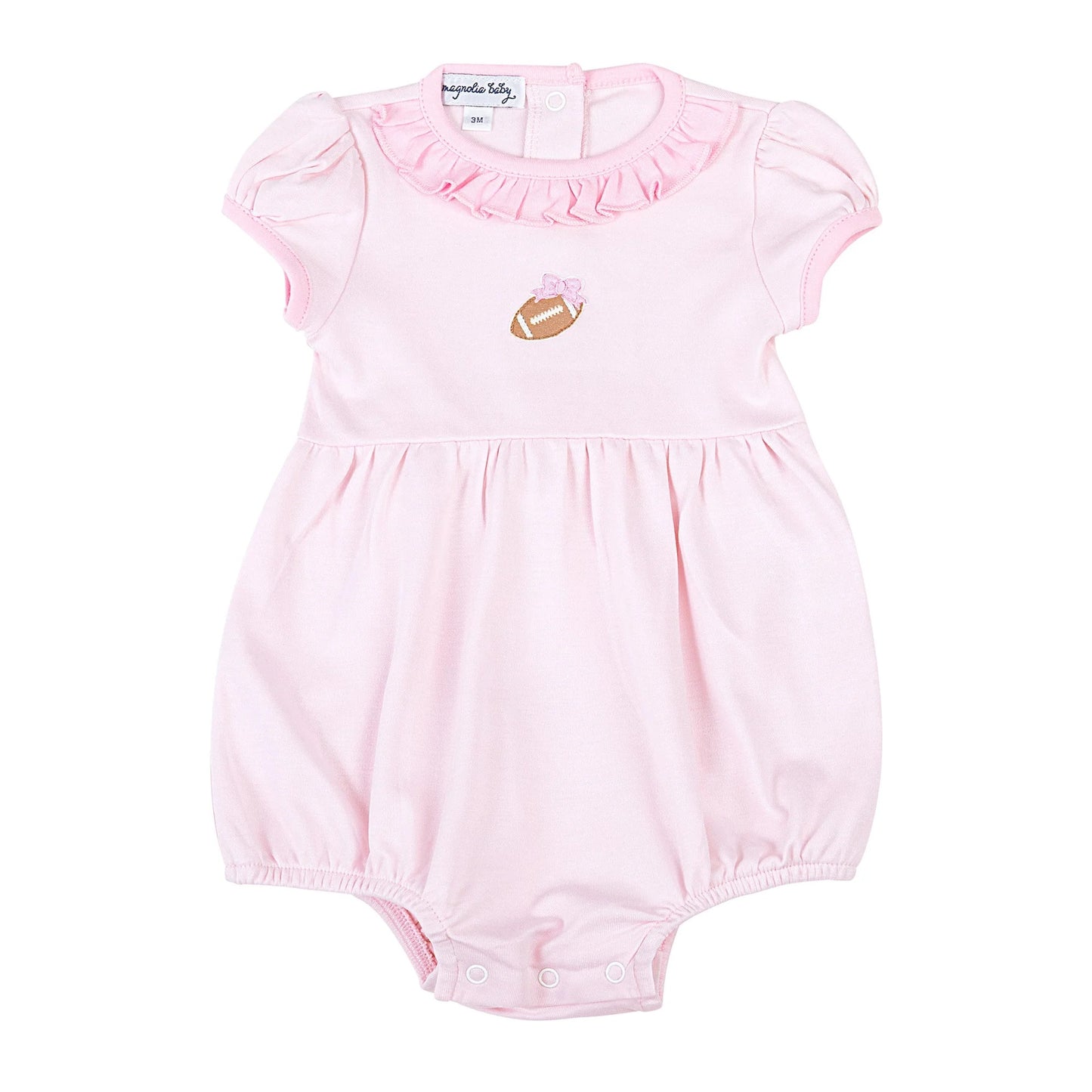 infant baby girls football romper