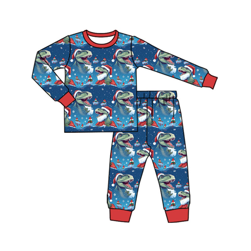 Kids Christmas design long sleeve outfit