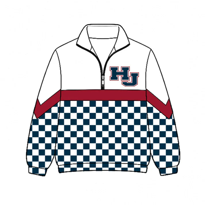 Kids team style long sleeve pullover top