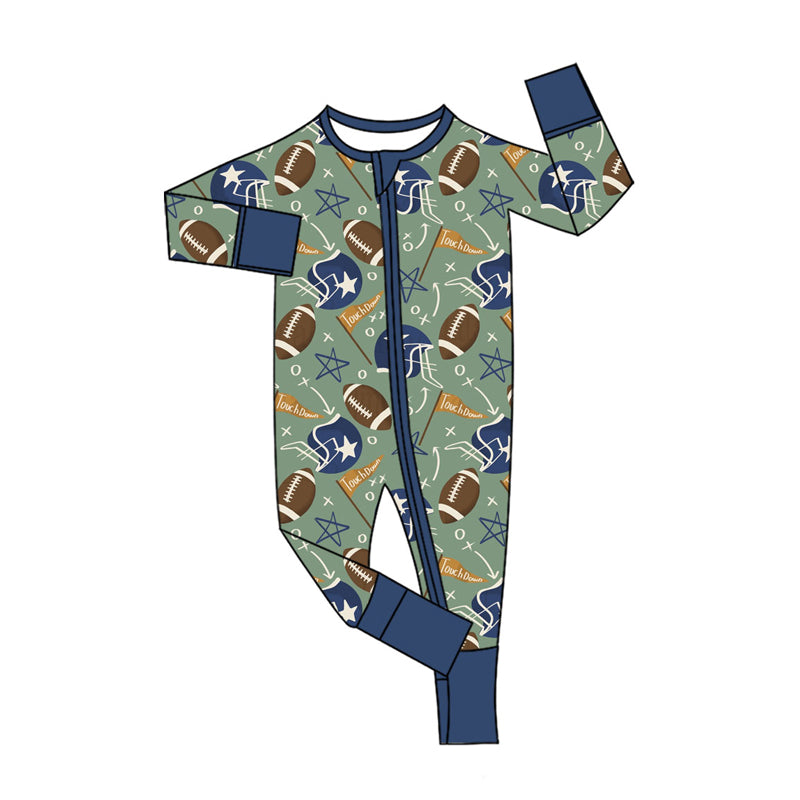 Toddle kids boy football team matching design outfit