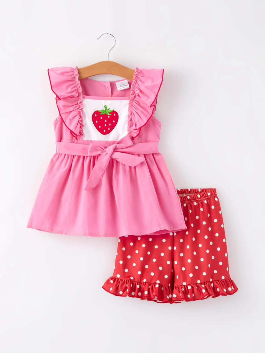 baby girls starwberry summer clothes