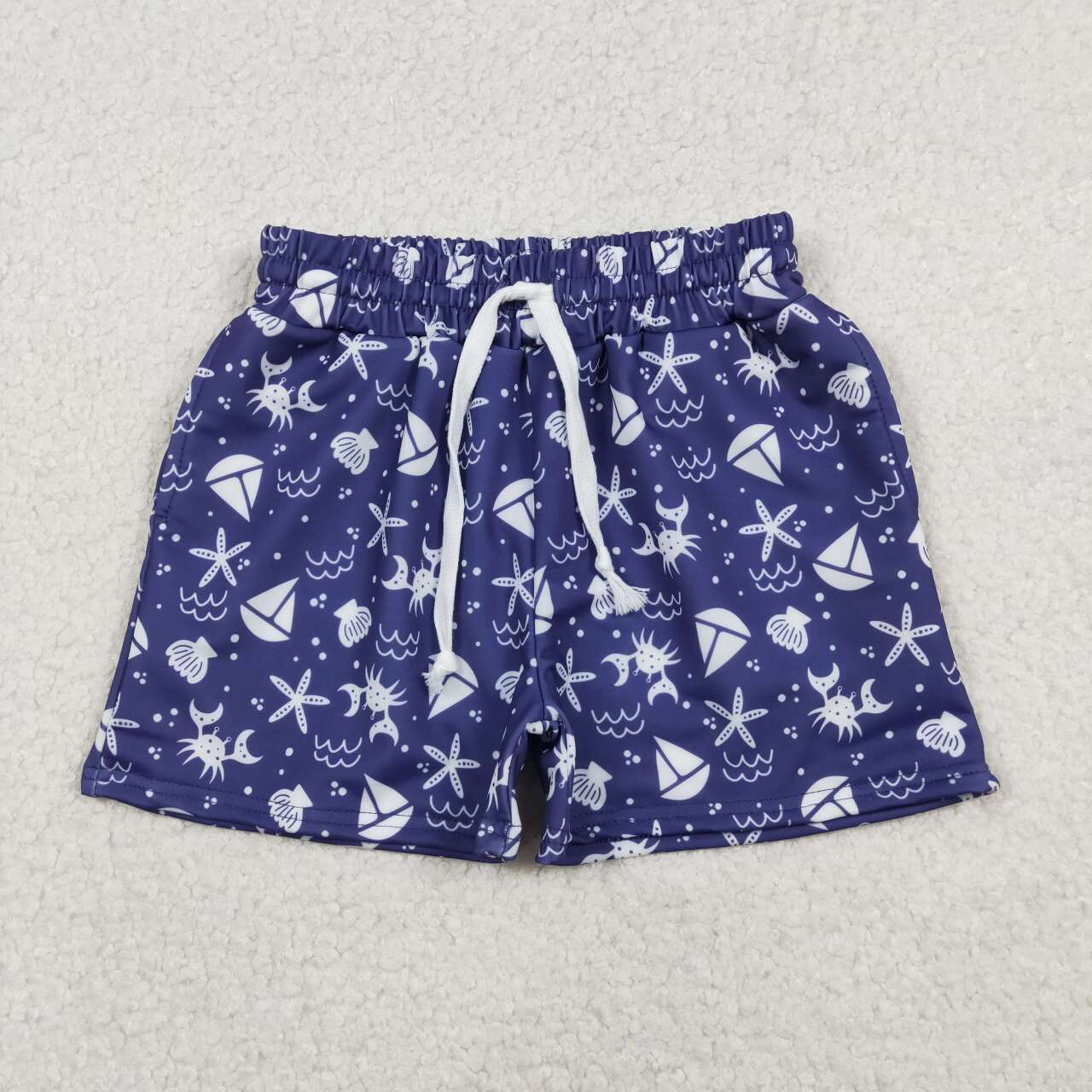 Baby boy beach style summer swim trunks