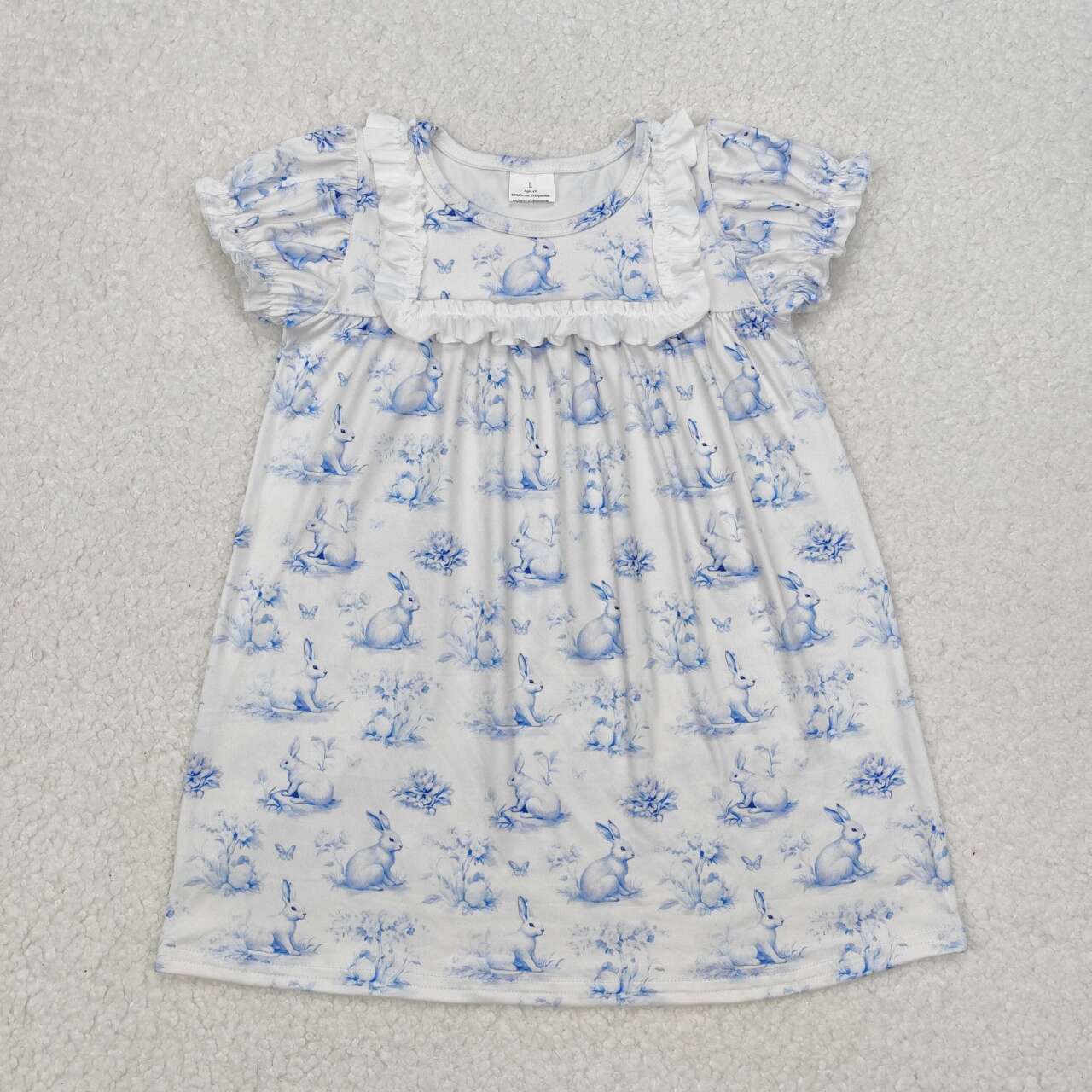 Blue Easter bunny dress