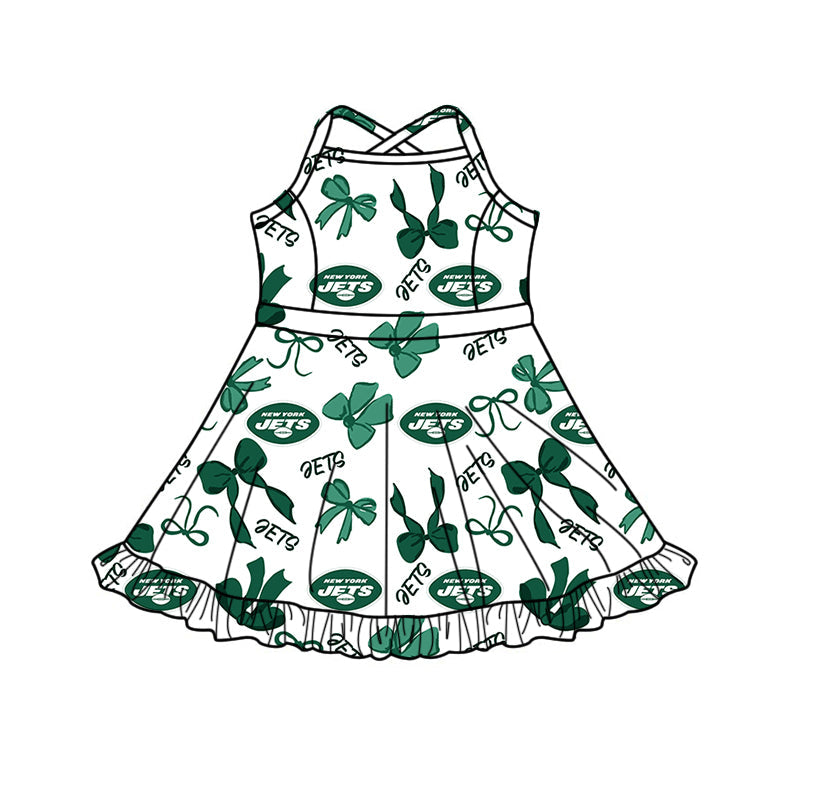 Toddle girls wholesale custom team design dress