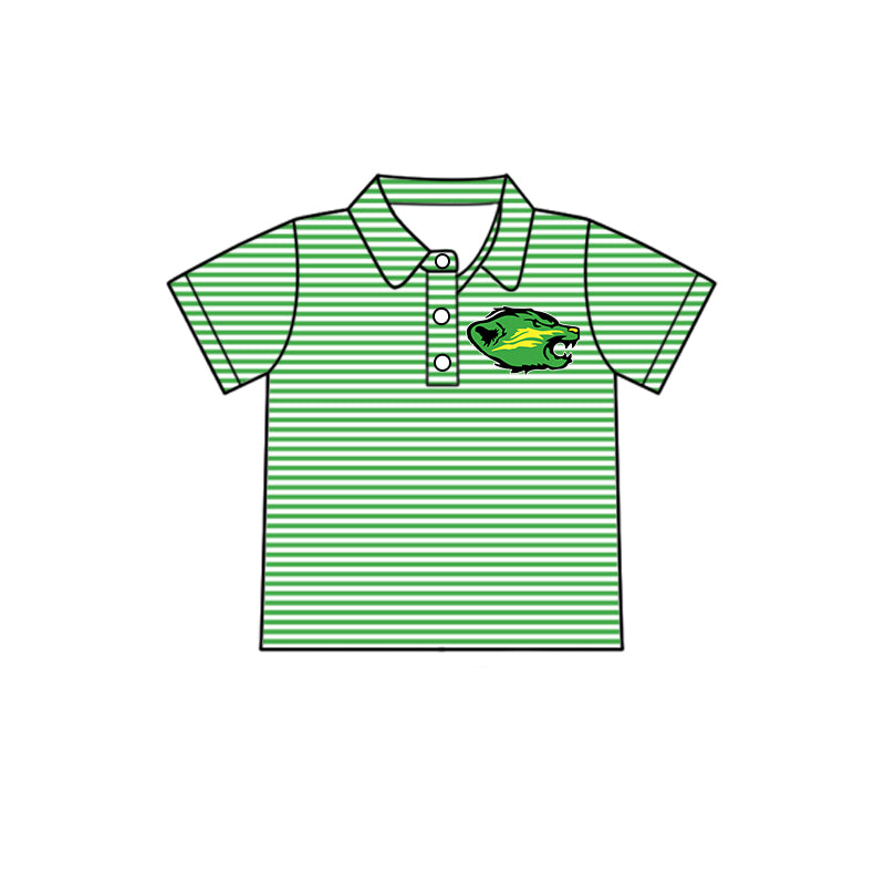 Kids baby short sleeve custom team pullover top