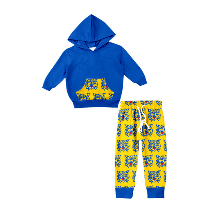 baby boy custom team design hoodie set