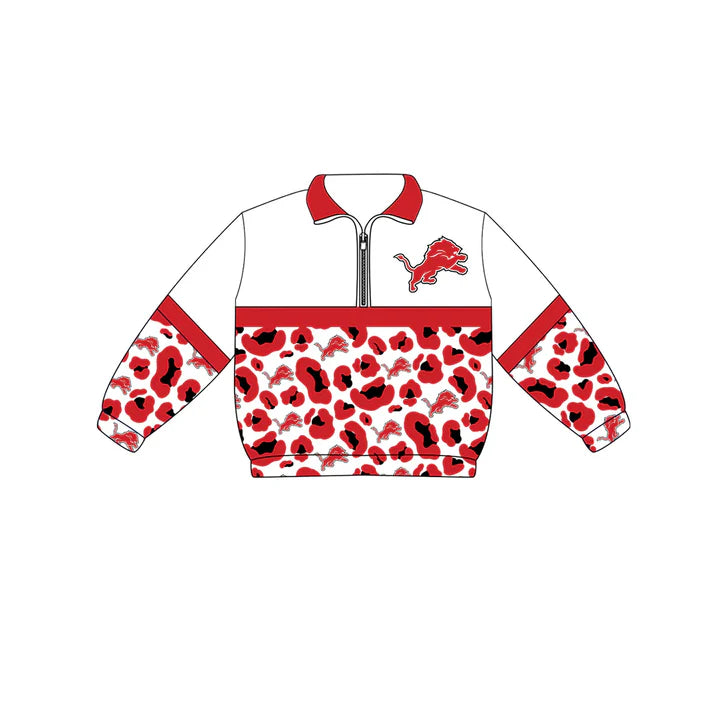 Kids team style long sleeve pullover top