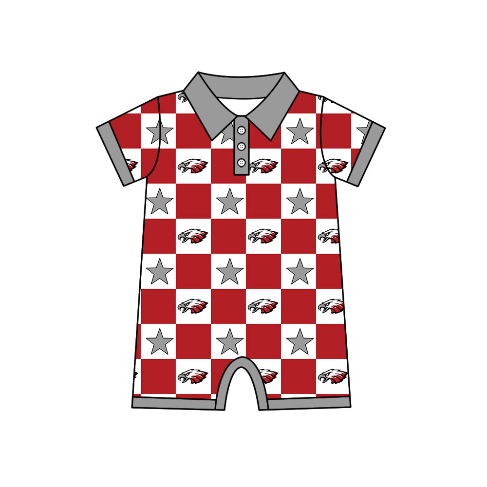 Team design toddle boy summer romper