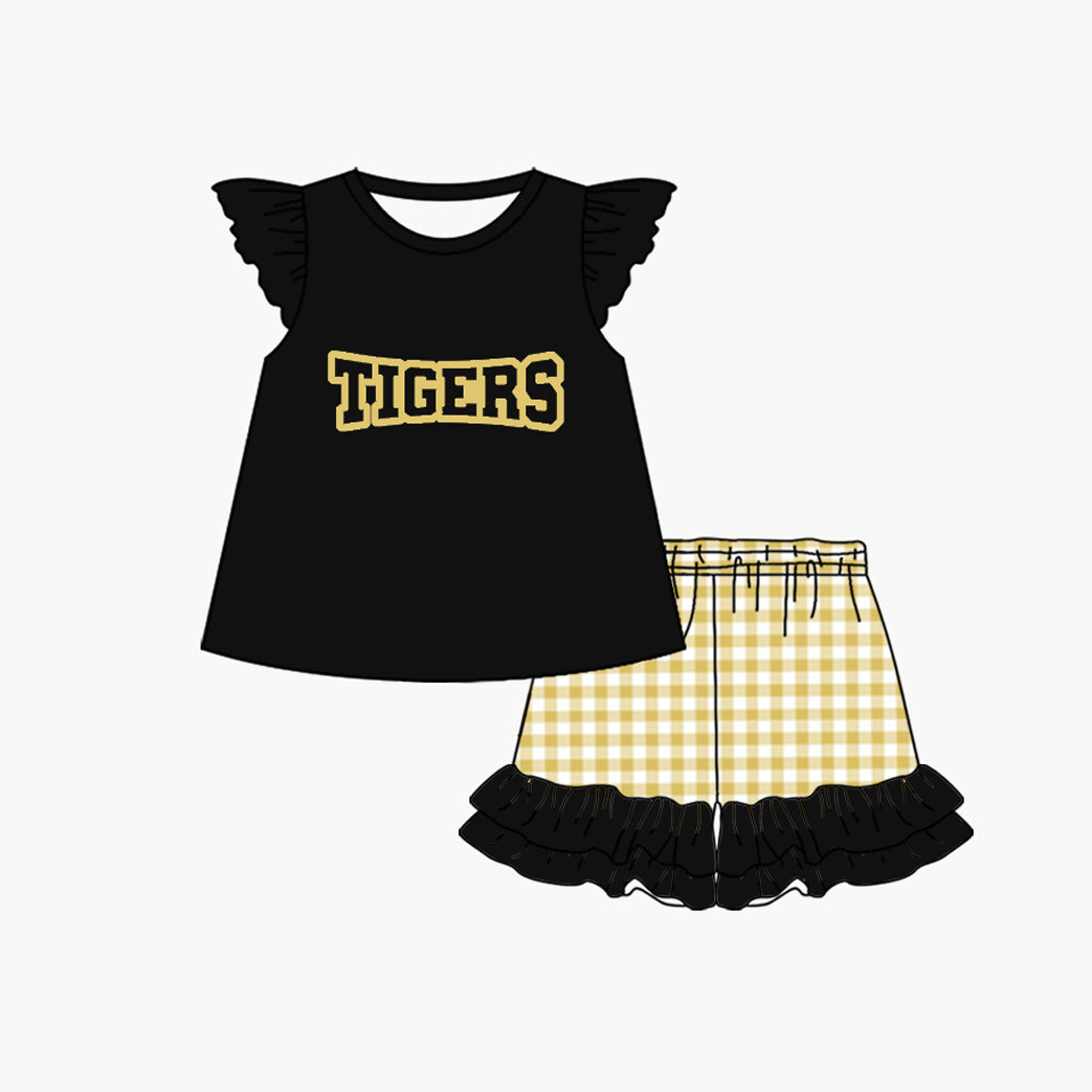 baby girl custom tiger design clothes