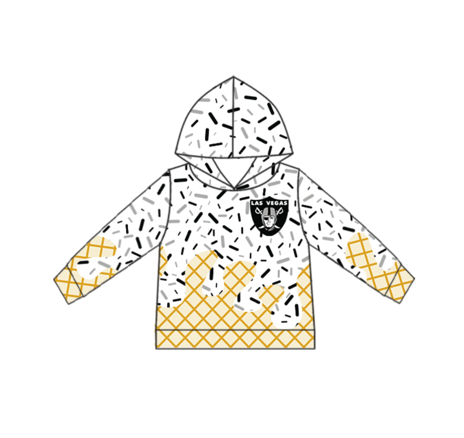 baby boy long sleeve custom team hoodie top
