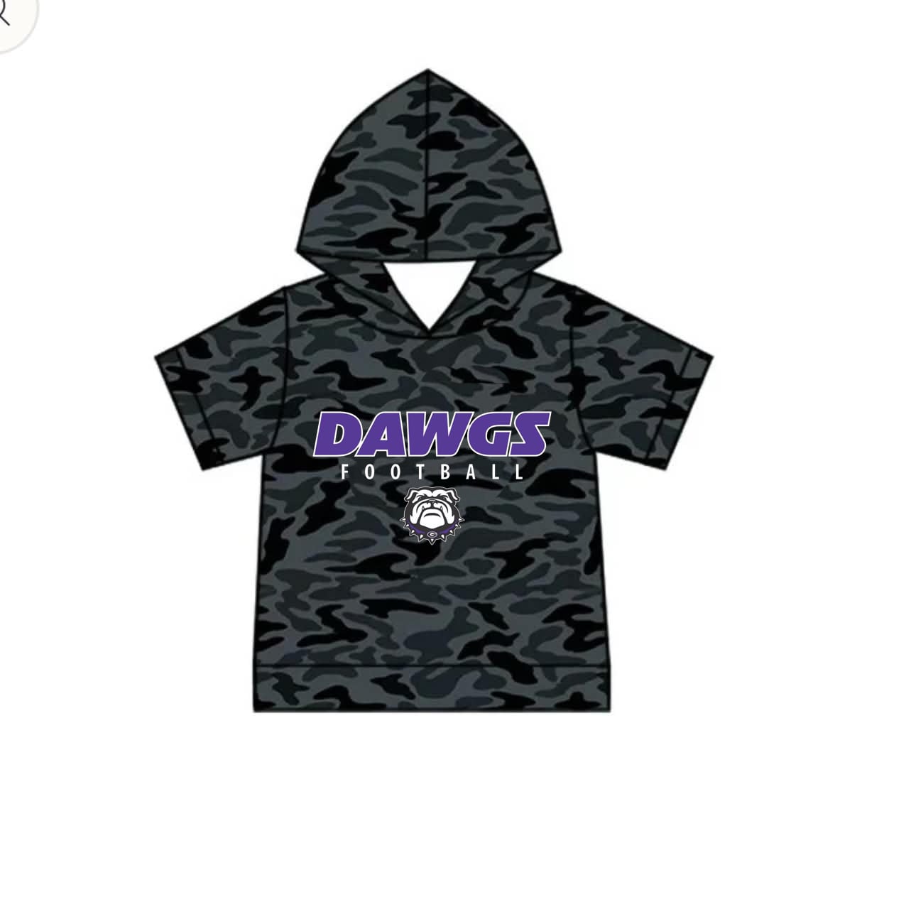 baby boy custom team design hoodie top