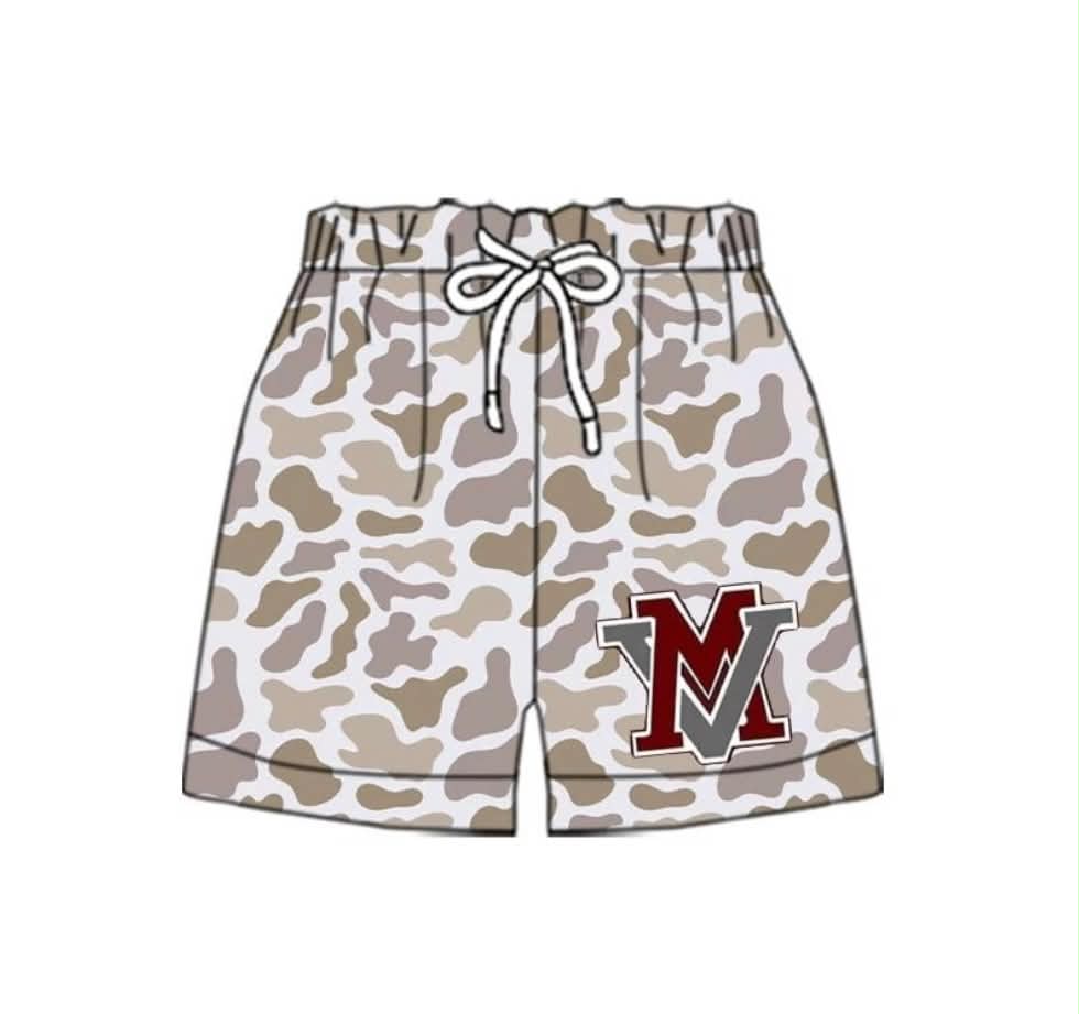 Custom Team Design Mama and Me summer Shorts girl collegiate shorts