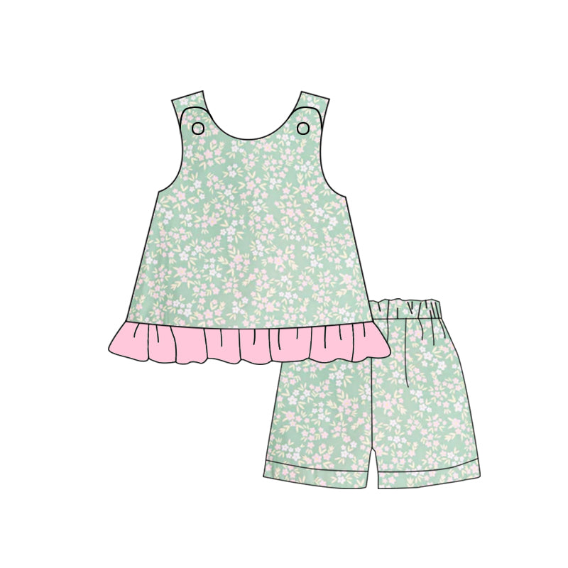 infant baby girl wholesale summer floral clothes