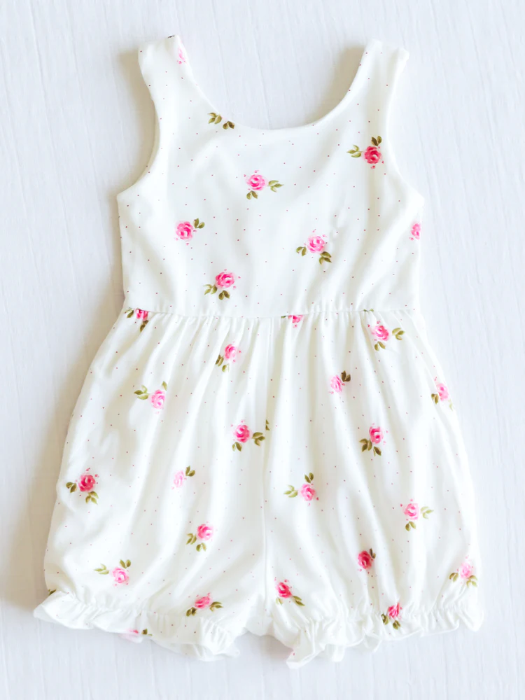 infant toddle girls floral romper