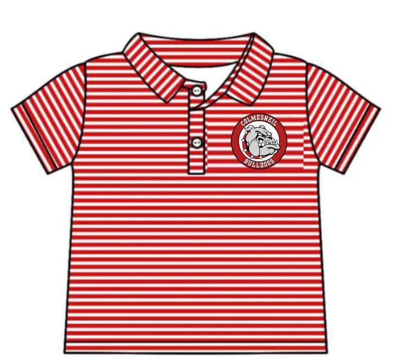 Kids short sleeve custom team polo shirt
