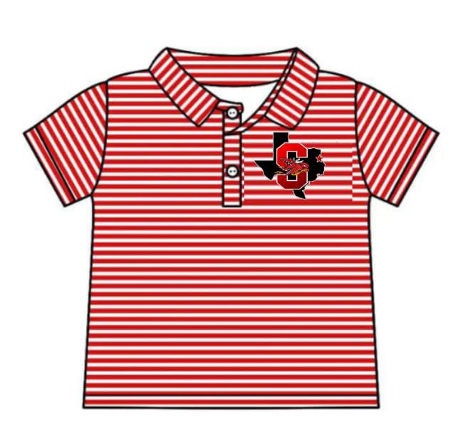 Kids short sleeve custom team polo shirt