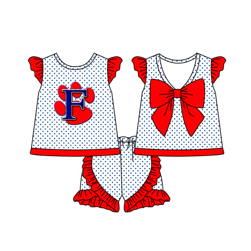 baby girl team design outfit