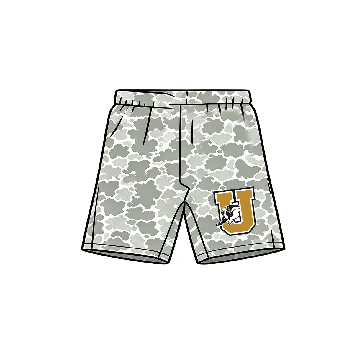Toddle baby custom team design summer shorts