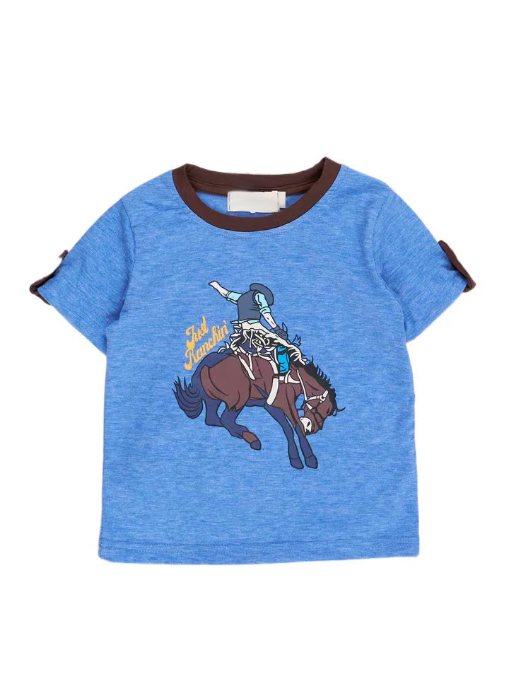 cowboy western short sleeve shirt