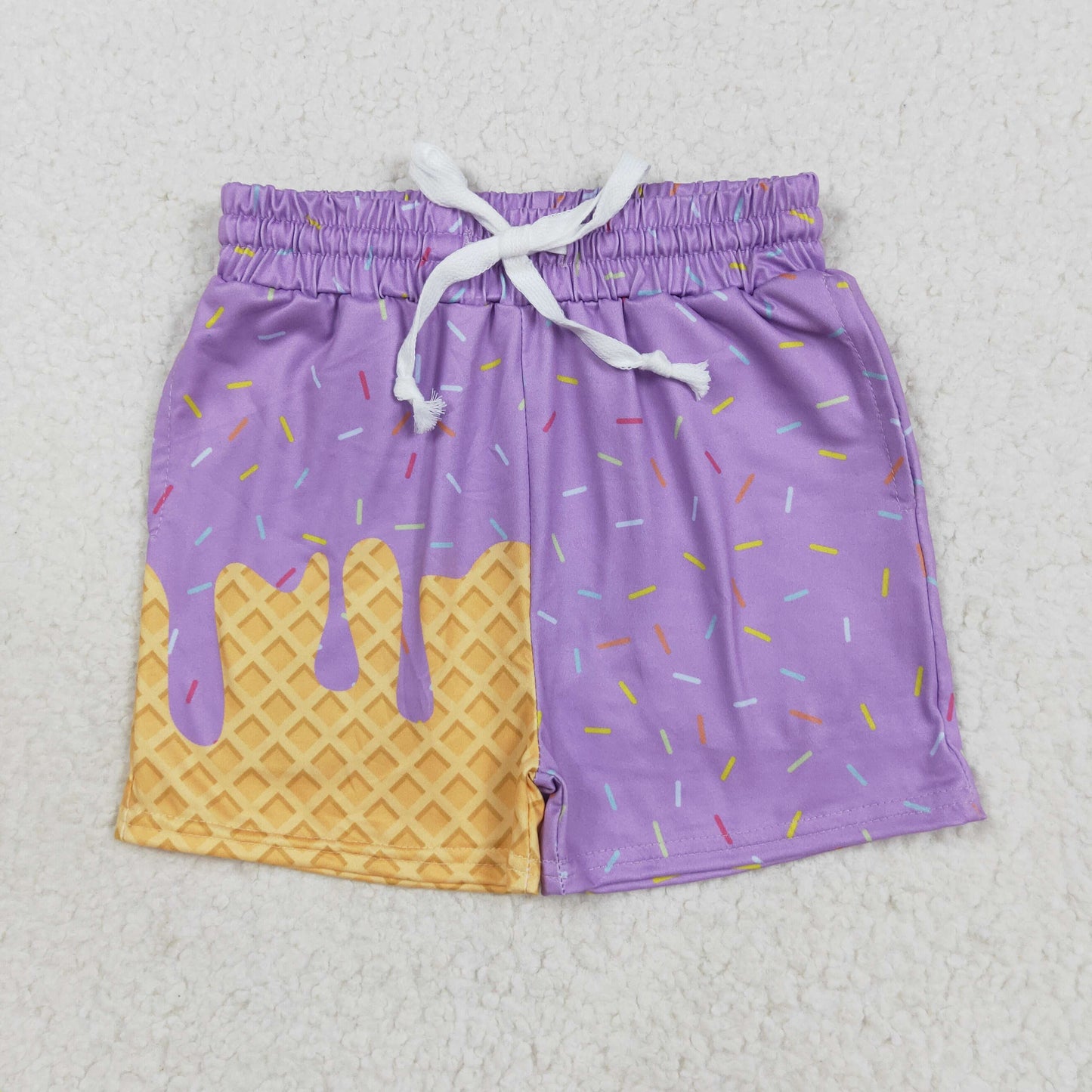 Toddle baby blue design summer shorts