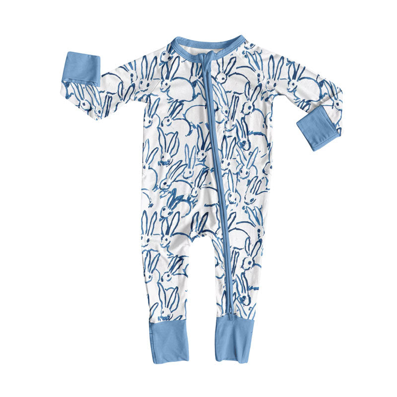 Toddle baby easter bunny design long sleeve romper wholesale factory price