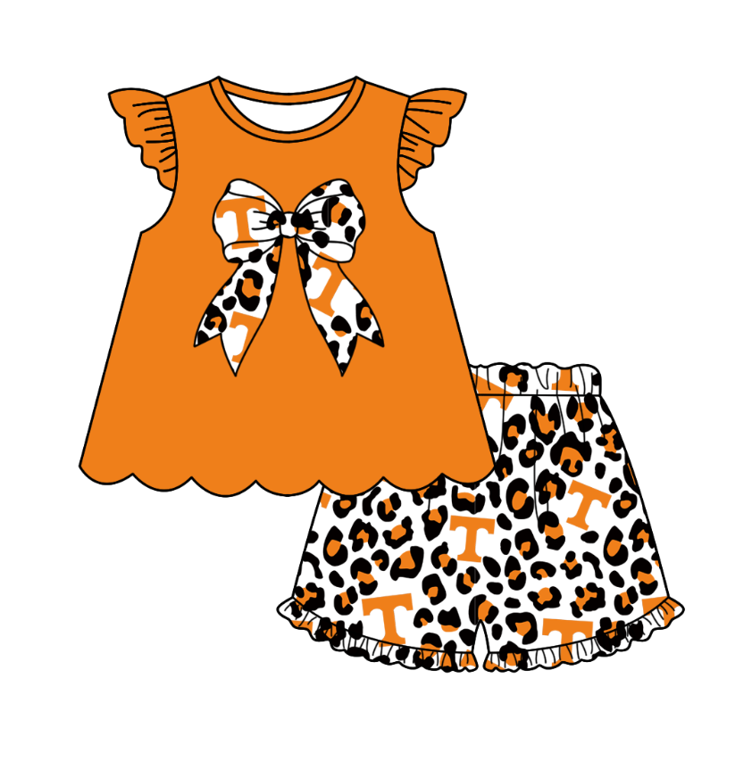 baby girl custom team summer clothes